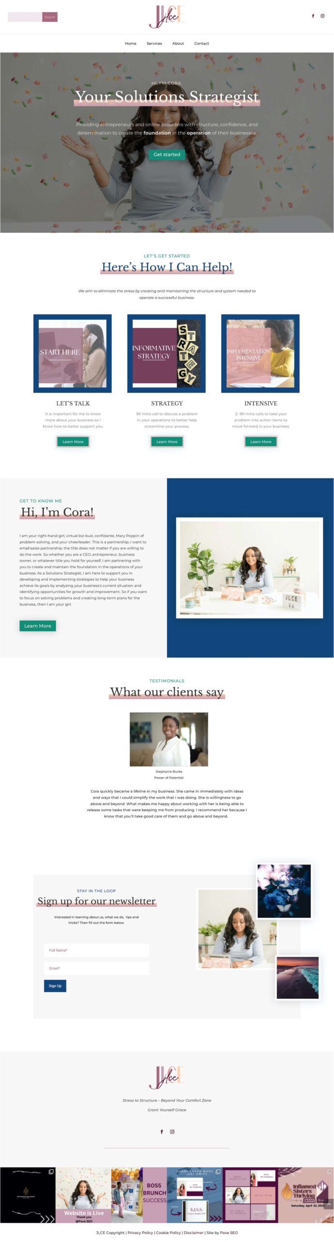 JLCE JLCE Website Design