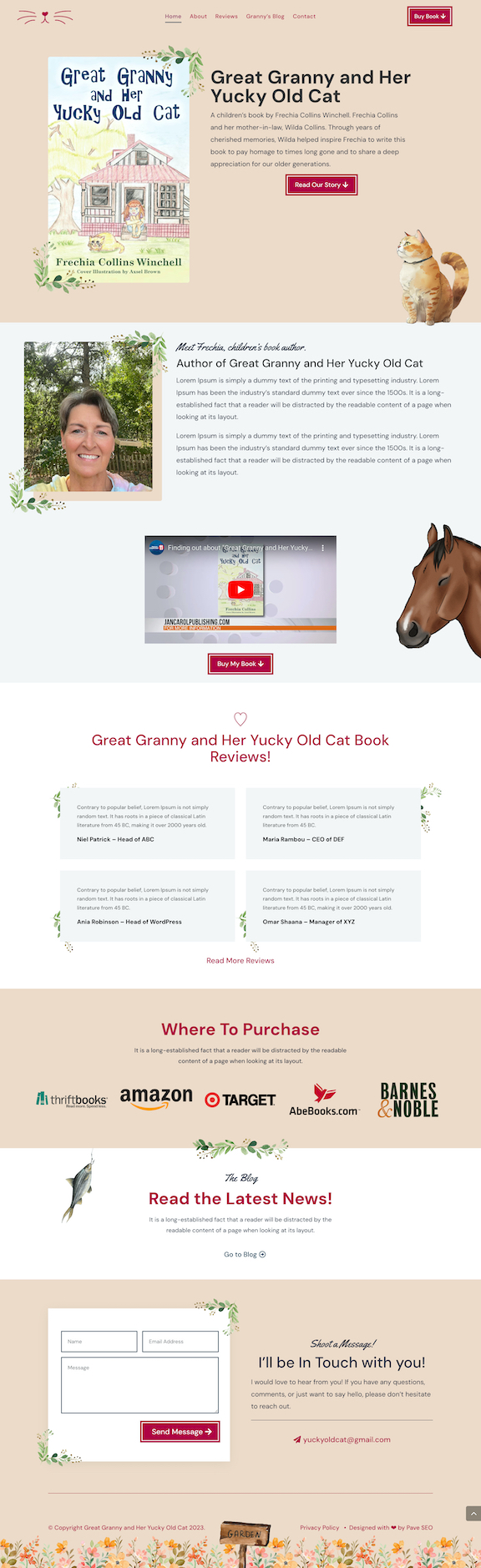 Grannys-Yucky-Old-Cat Granny's Yucky Old Cat Website