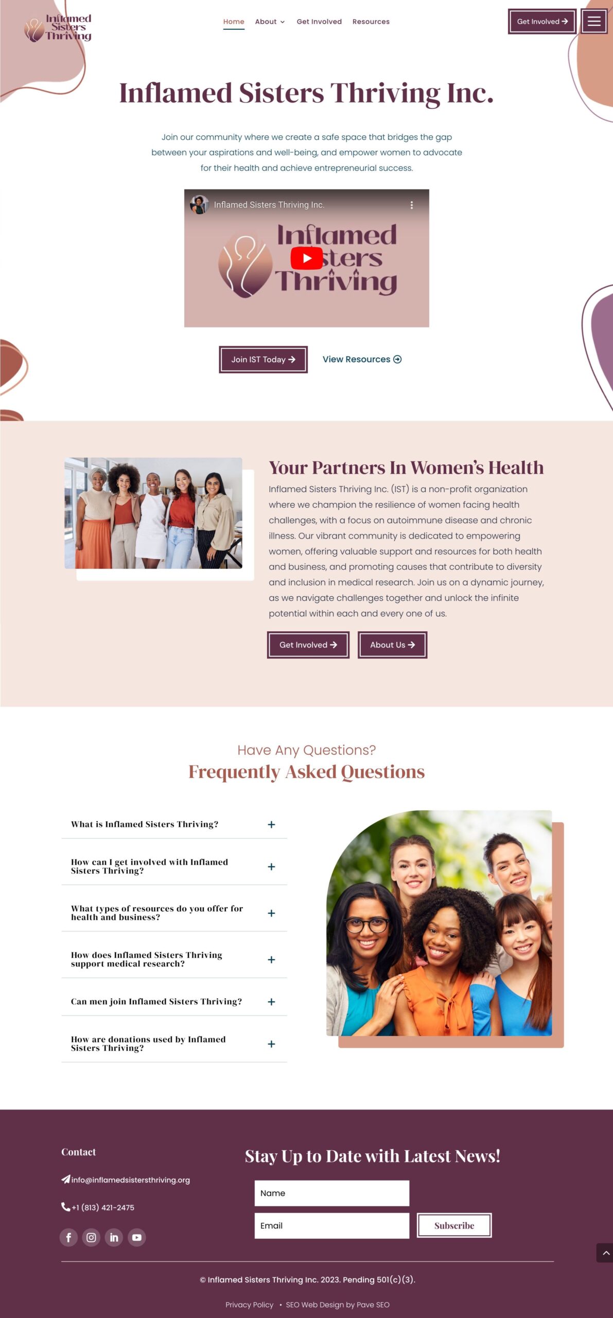 Inflamed Sisters Thriving Muffy B Goods Food Truck and Catering Company SEO Web Design